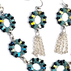 Tila Round Up Bracelet and Earrings Free Digital Download Beading Pattern/Tutorial/Instructions/How To (DO NOT ADD TO CART - Click on Link on Pattern Page)