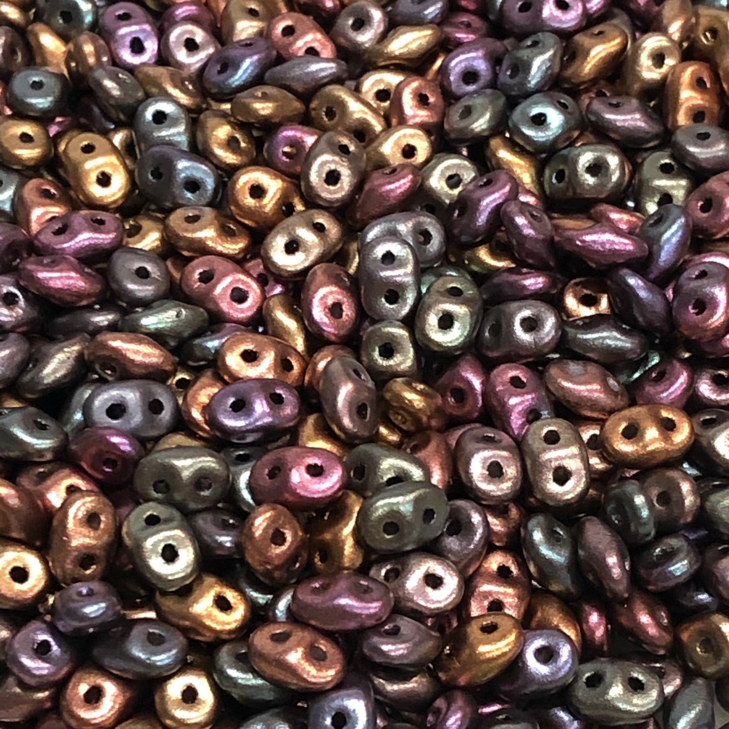 Matubo Superduo 2,5 X 5 mm 00030-01620 Perles arc-en-ciel orange cristal - 5 ou 10 g