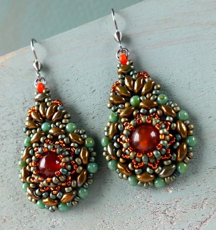 Kashmir Earrings Free Digital Download Beading Pattern/Tutorial/Instructions/How To (DO NOT ADD TO CART - Click on Link on Pattern Page)