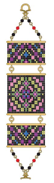 Světelný náramek zdarma ke stažení digitální vzor korálků/návod/návod/jak na to (klikněte na odkaz níže)