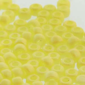 Matubo Czech 02010-24503 - 8/0 Perles de graines de citron Tutti Frutti - 5 ou 10 g