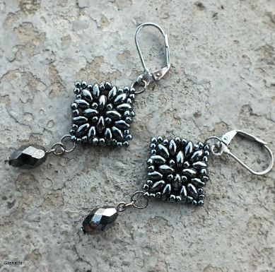 Mandala Earrings Free Digital Download Beading Pattern/Tutorial/Instructions/How To (DO NOT ADD TO CART - Click on Link on Pattern Page)