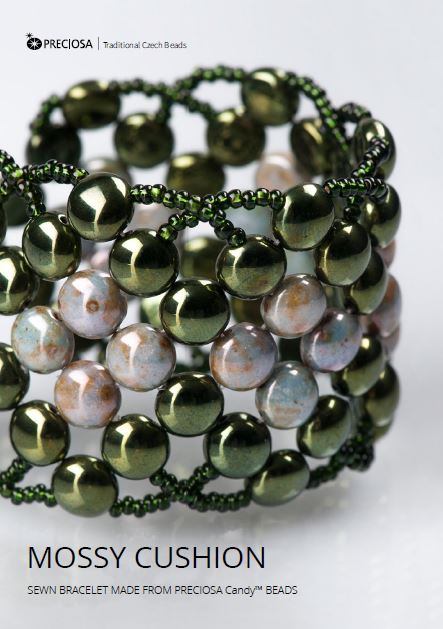 Mossy Cushion Bracelet Free Digital Download Beading Pattern/Tutorial/Instructions/How To (DO NOT ADD TO CART - Click on Link on Pattern Page)