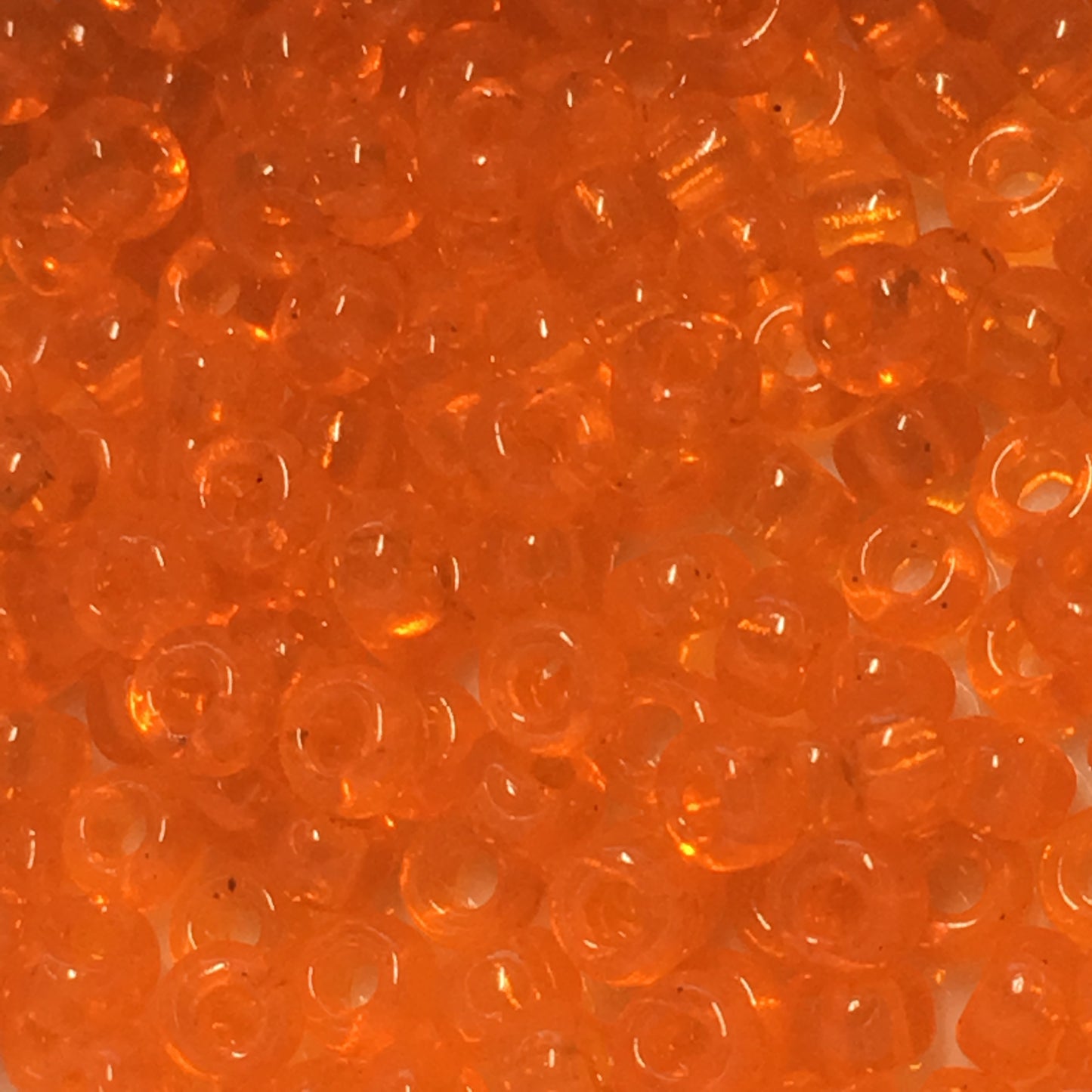 Miyuki 8-138 8/0 Perles de graines orange transparentes - 5 ou 10 g