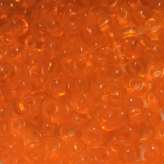 Miyuki 8-138 8/0 Perles de graines orange transparentes - 5 ou 10 g