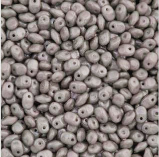Matubo Superuno 2.5 x 5 mm 03000-14449  Chalk Jet Luster Beads - 5 or 10 gm