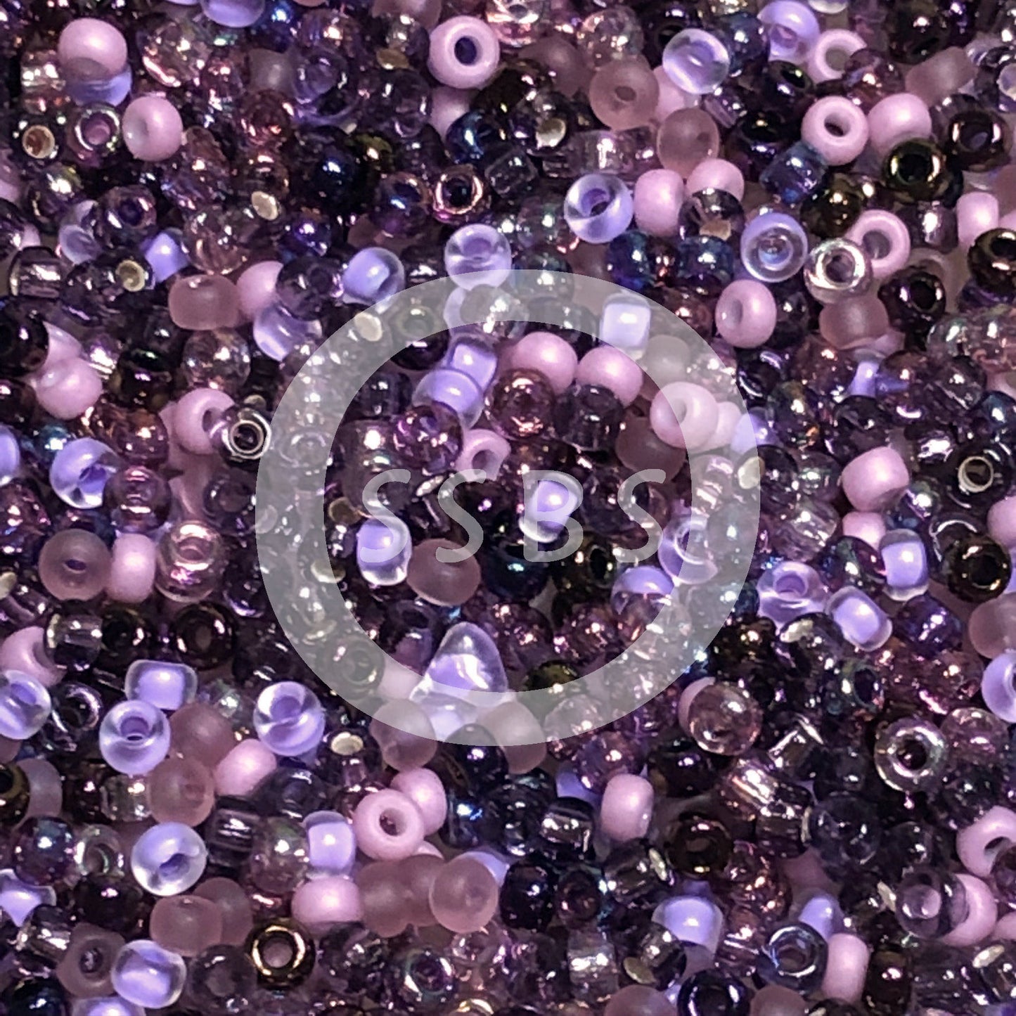 Miyuki 11-MIX01 11/0 Perles de graines mélangées lilas - 5 ou 10 g