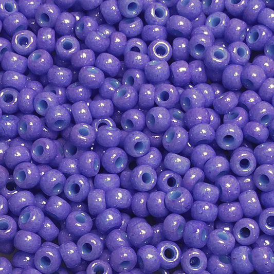 Miyuki 8-1477  8/0 Dyed Opaque Bright Purple Seed Beads - 5 or 10 gm