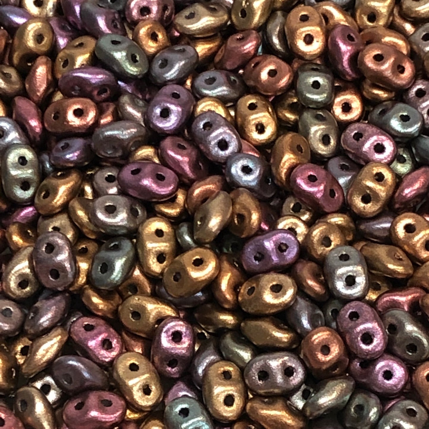 Matubo Superduo 2,5 X 5 mm 00030-01620 Perles arc-en-ciel orange cristal - 5 ou 10 g