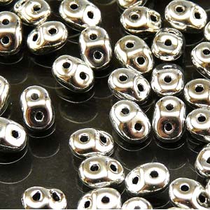 Matubo Superduo 2,5 x 5 mm 00030-27000 plné labradorské korálky - 5 nebo 10 g