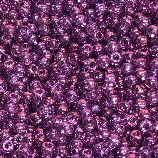 TOHO TR-11-205  11/0 Light Amethyst Gold Luster Seed Beads, 5 or 10 gm