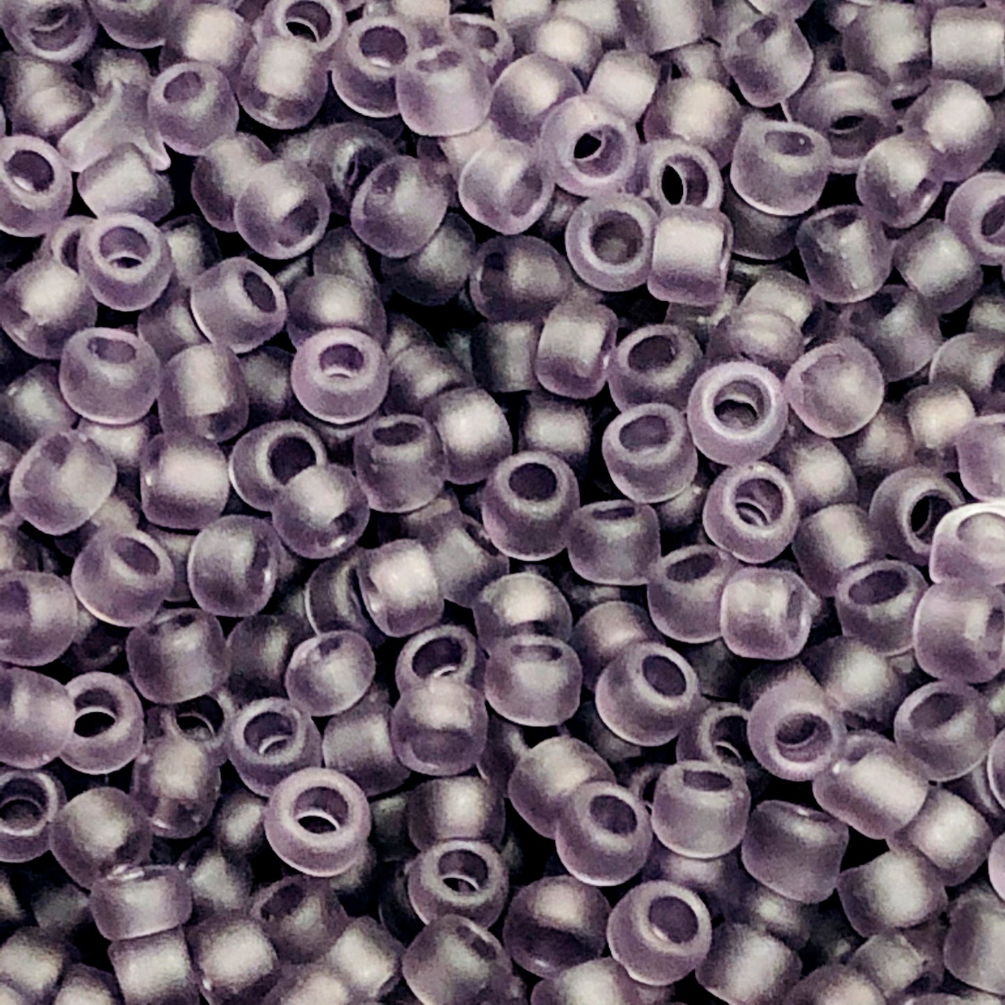 TOHO TR-8-19F 8/0 Transparent Matte Light Purple Seed Beads - 5 or 10 Grams