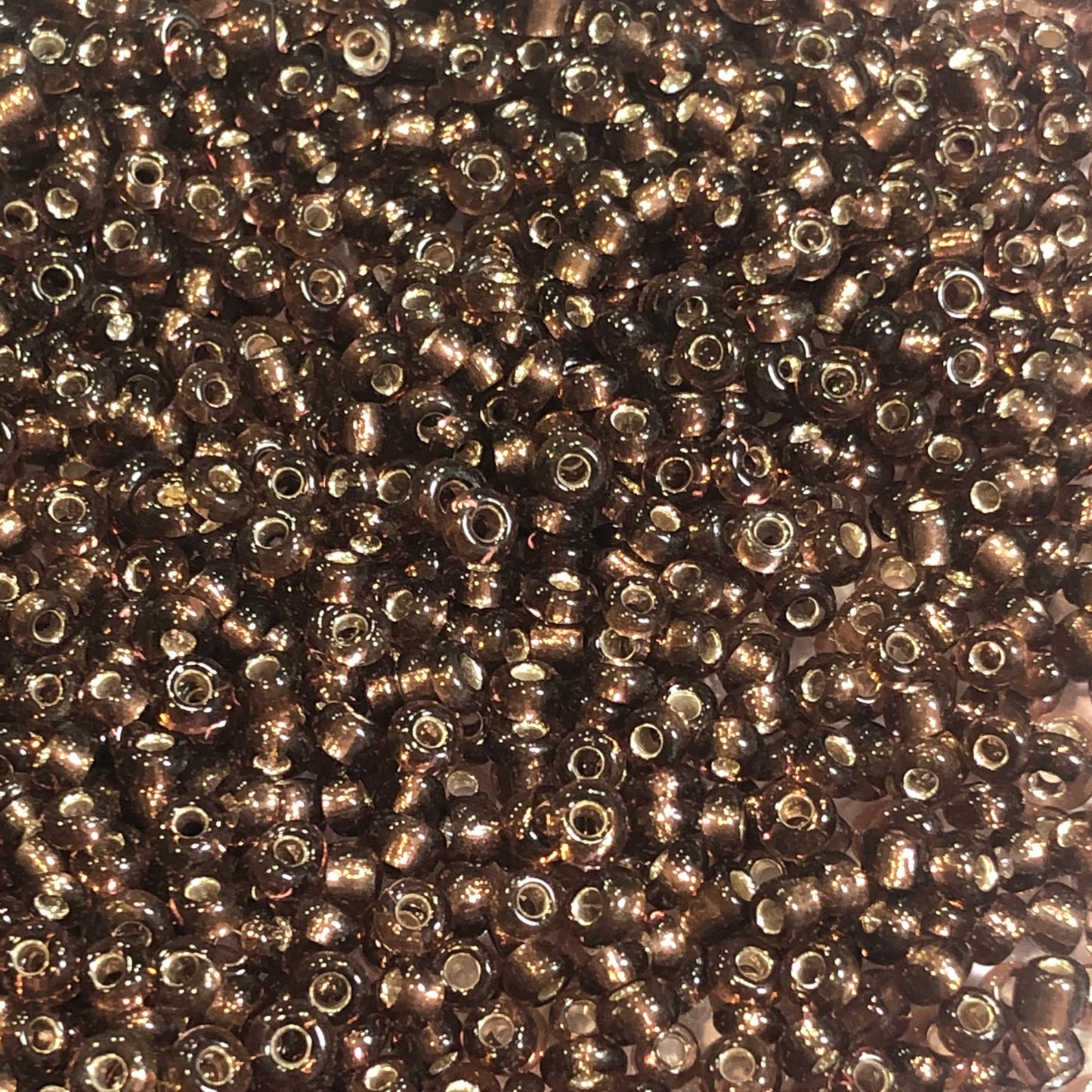 Perles de rocaille d'améthyste transparentes doublées d'argent 11/0 -5 g