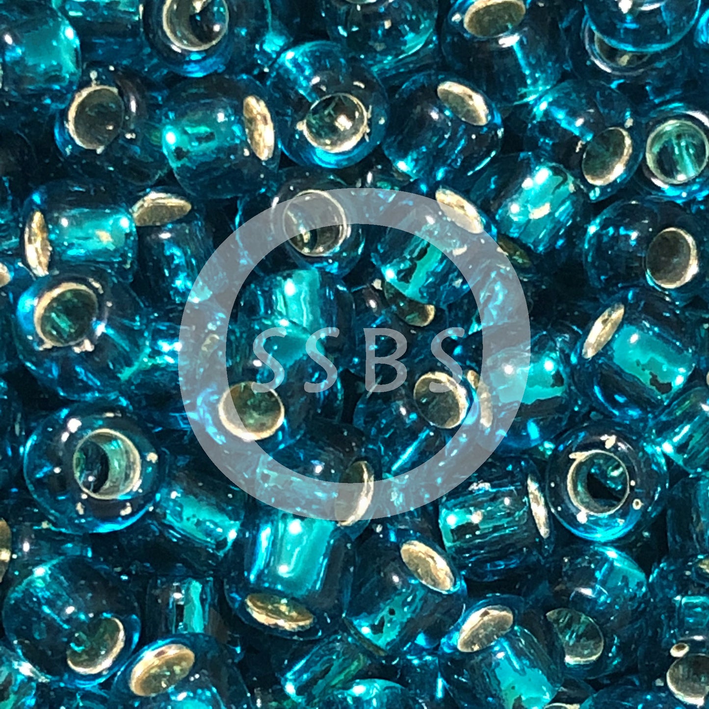 TOHO TR-6-23BDA 6/0 stříbrně lemované světle zelené aqua rokajlové perličky, 5 nebo 10 g