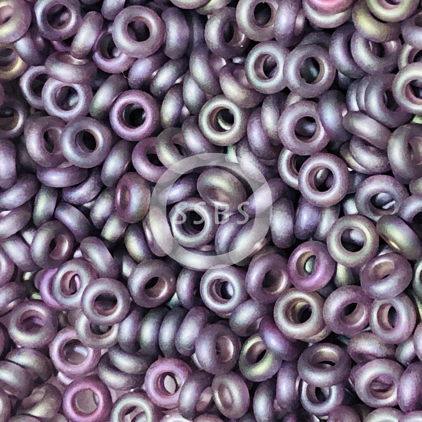 TOHO TD-8-635F - 8/0 matně fialové zlaté demi korálky, 5 g