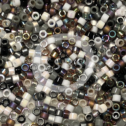 Miyuki Delica DB-MIX13  11/0 Pebblestone Mix Cylinder/Tube Beads - 5 or 10 gm