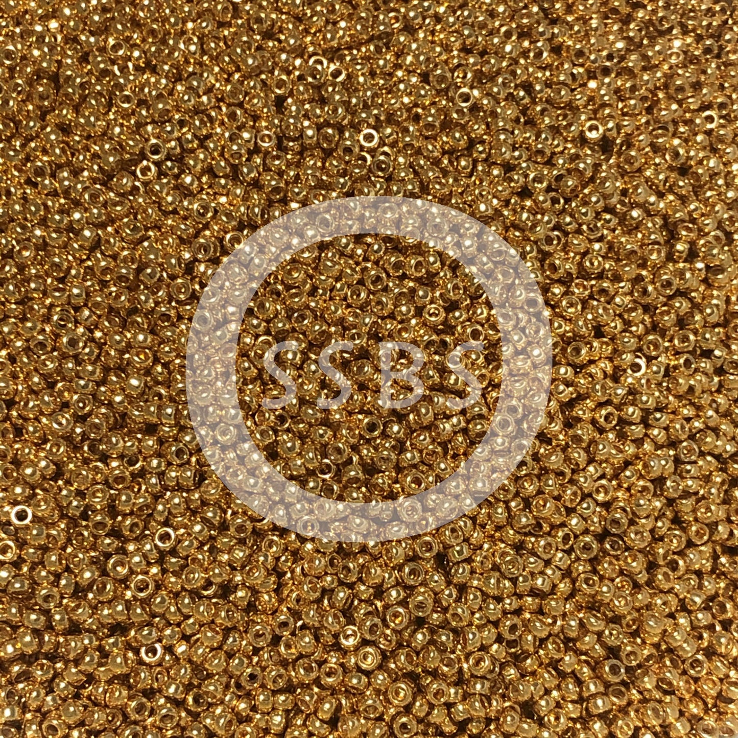 Miyuki 15-1054 Perles de rocaille en or jaune foncé galvanisé 15/0, 5 ou 10 g