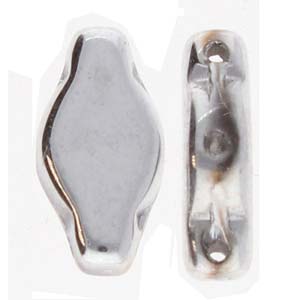 Navette tchèque 00030-27000 Perles de labrador pleines en cristal de 6 x 12 mm - 20 perles