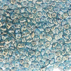 Matubo Superduo 2,5 x 5 mm 00030-29266 Perles Halo Bleu Céleste - 5 ou 10 g