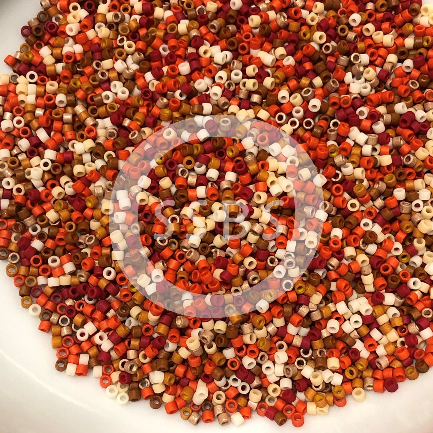 Miyuki Delica DB-MIX017 11/0 Harvest Time Mix Cylindre/Tube Perles - 5 ou 10 g