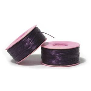 Nymo Nylon Beading Thread "0" Dark Purple 0.15 mm - 115 yards