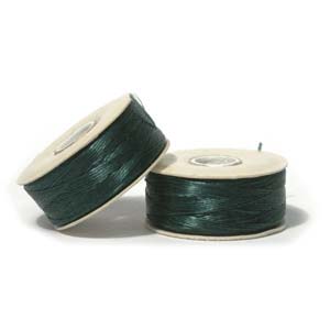 Nymo Nylon Beading Thread "0" Evergreen 0.15 mm - 115 yards