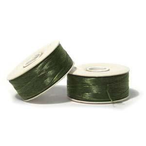 Nymo Nylon Beading Thread "B" Olive 0.20 mm - 72 yards
