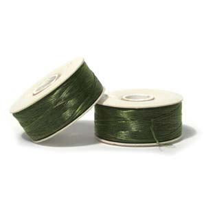 Nymo Nylon Beading Thread "B" Olive 0.203 mm - 112 yards