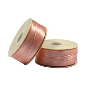 Nymo Nylon Beading Thread "B" Pink .20 mm - 72 yards