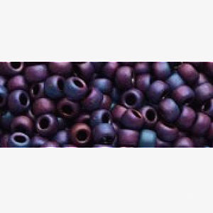 TOHO TR-11-704  11/0 Matte Purple Iris Metallic Seed Beads, 5 or 10 gm