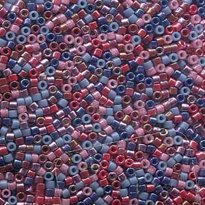 Miyuki Delica DB-MIX004 11/0 Berrilicious Mix Cylindre/Tube Perles - 5 ou 10 g