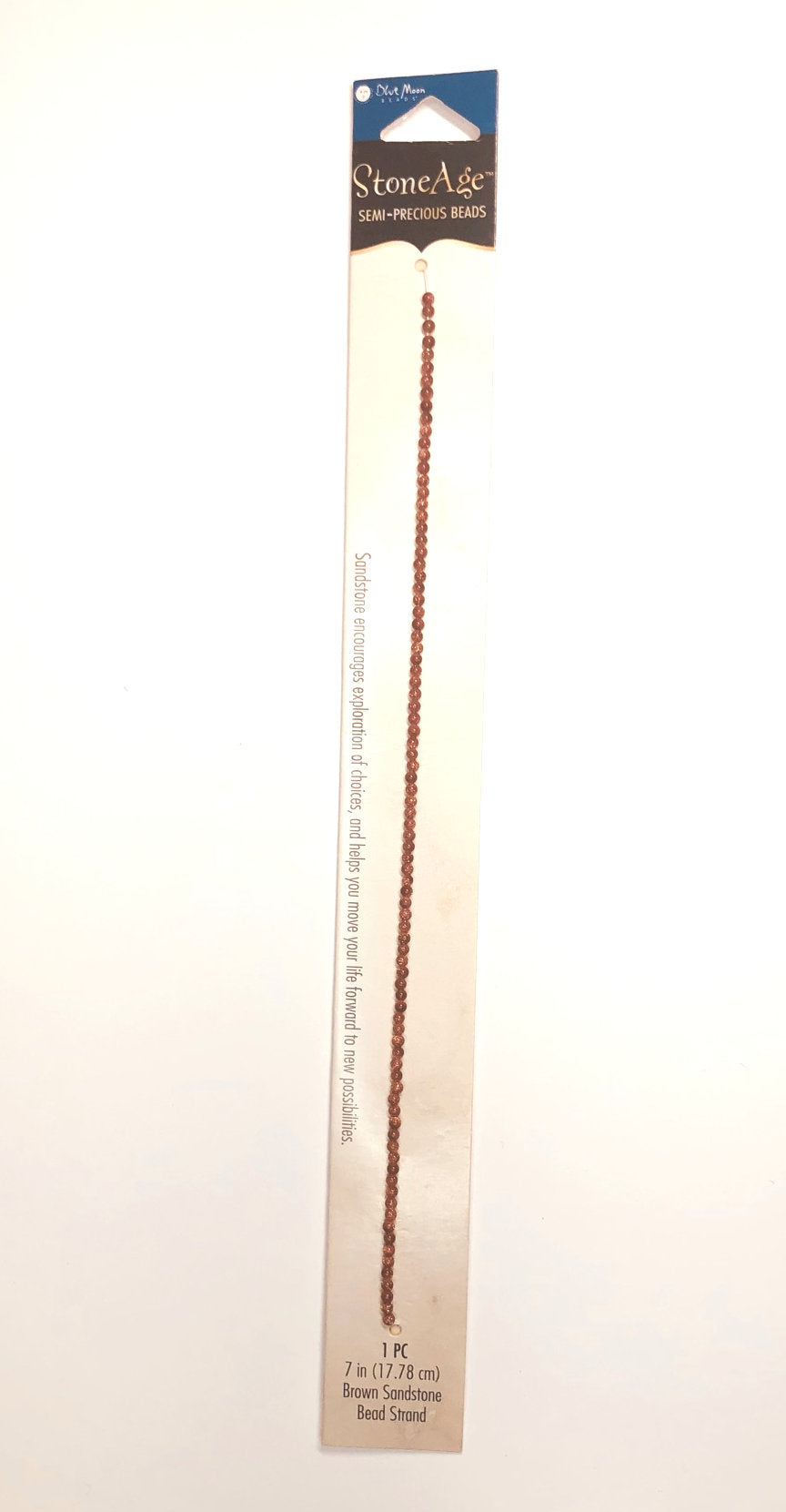 Blue Moon Stone Age Goldstone Perles rondes semi-précieuses, 2 mm - 80 perles