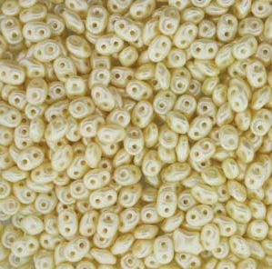 Matubo Superduo 2,5 x 5 mm 02010-25039 Perles crème pastel - 5 ou 10 g