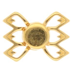 Cymbal™ Fylakopi III GemDuo Magnetic Clasp, 23.6 x 16.8 mm, 24K Gold Plated, Antique Silver Plated, Antique Brass Plated or Rose Gold Plated - 1 Clasp