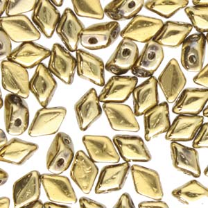 Matubo Mini Gemduo 6 x 4 mm 00030-26441 Křišťálové plné jantarové korálky – 20, 30, 40 nebo 50 korálků