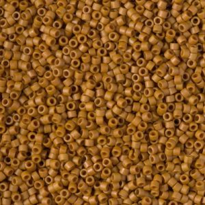 Miyuki Delica DB2286 11/0 matný neprůhledný glazovaný pekanový válec/tube korálky, 5 nebo 10 g