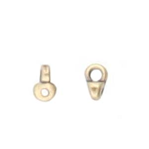 Cymbal™ Remata Superduo Bead Endings™, 3,3 x 5,4 mm - Plaqué laiton antique, plaqué or 24 carats ou plaqué argent antique - 1 paire