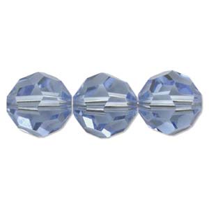 Swarovski Crystal 5000 3 mm kulaté korálky se světlým safírem – 24 korálků