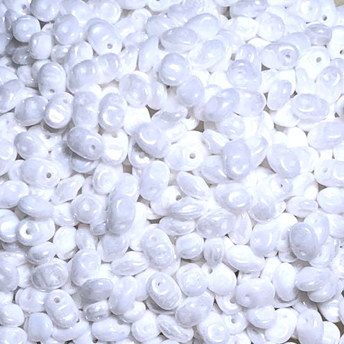 Matubo Superuno 2.5 x 5 mm 05000-14400  White Luster Beads - 5 gm