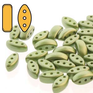 Tchèque Cali 3 x 8 mm 25034 Perles Olive Pastel - 25 Perles