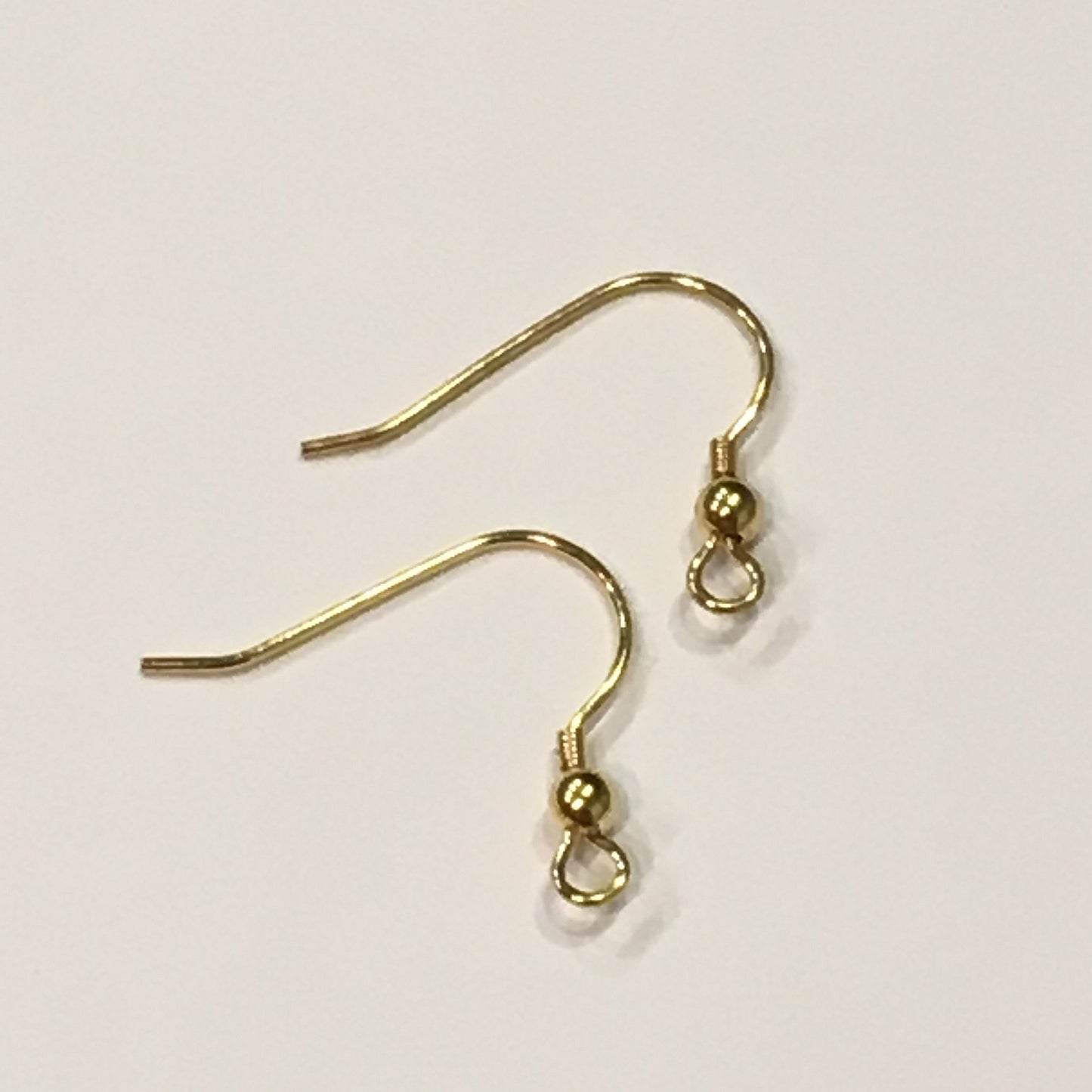 21-Gauge 19 mm zlaté francouzské ušní dráty s háčkem na ryby – 1, 5 nebo 10 párů