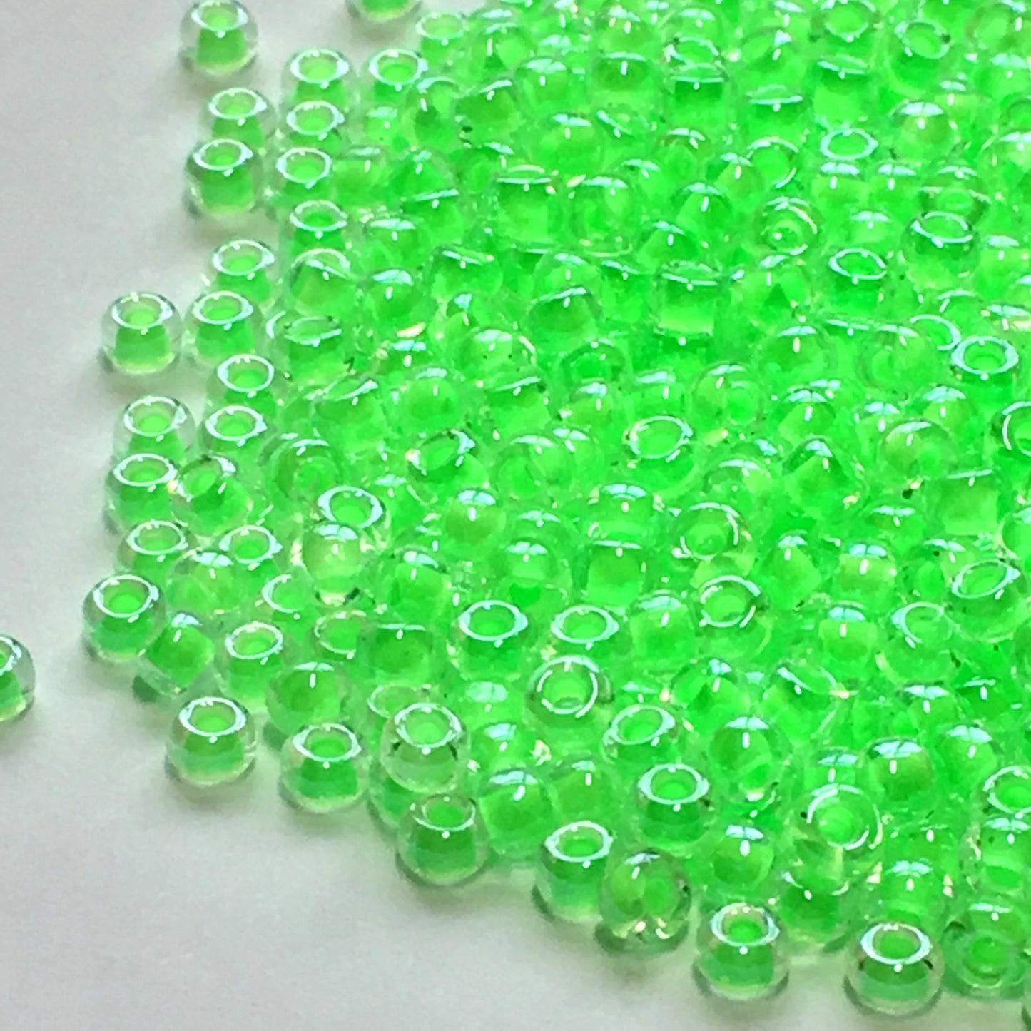 Miyuki 8-1120   8/0 Luminous Mint Green Seed Beads - 5 or 10 gm