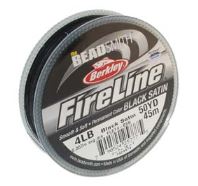 Berkley Fireline 4 lb. Black, 50 Yards Microfused Braided Bead Thread / Fishing Line