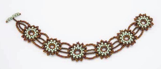 Pocketful of Posies Bracelet Free Digital Download Beading Pattern/Tutorial/Instructions/How To (DO NOT ADD TO CART - Click on Link on Pattern Page)