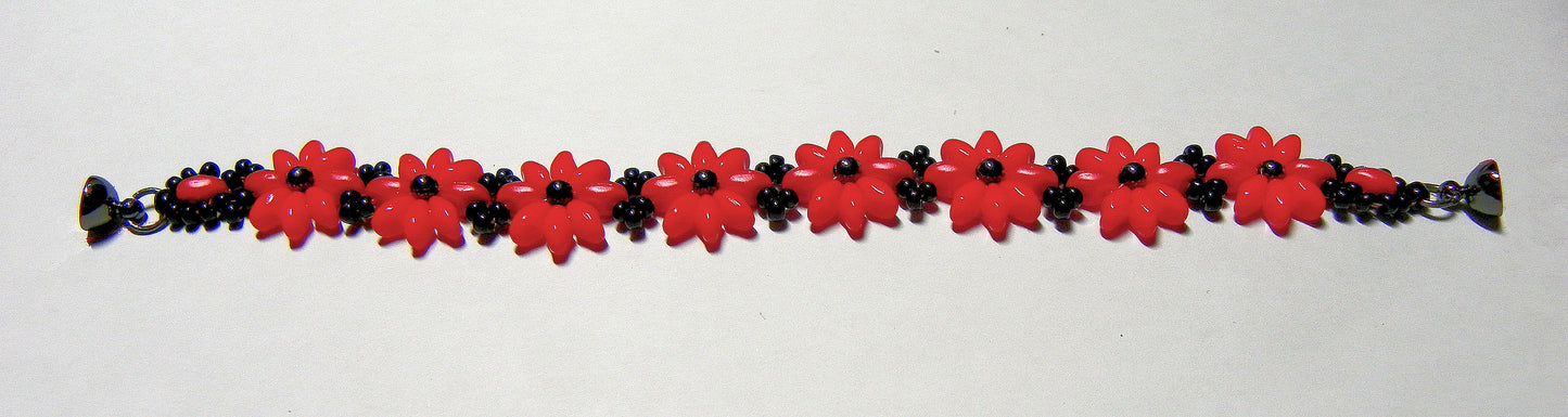Pretty Posy náramek PDF Návod/Vzor/Pokyny