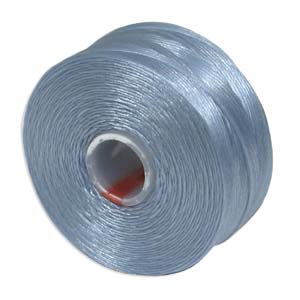 S-Lon D Tex45 Cordon de perles bleu clair/bobine de fil – 78 yards