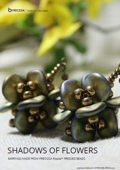Shadows of Flowers Earrings Free Digital Download Beading Pattern/Tutorial/Instructions/How To (DO NOT ADD TO CART - Click on Link on Pattern Page)
