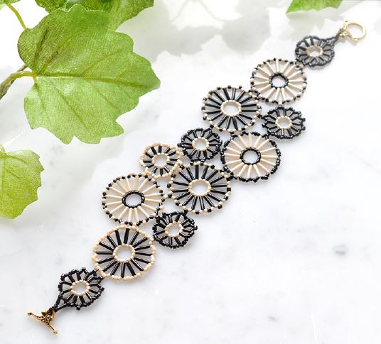 Slender Bugle náramek zdarma ke stažení digitální vzor korálků/návod/návod/jak na to (klikněte na odkaz níže)