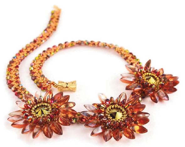 Twist of Spring Necklace Zdarma digitální stažení vzoru korálků/návodu/pokynů/jak na to (klikněte na odkaz níže)