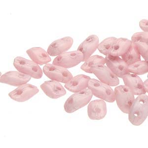 Czech Wave 03000-14494 3 x 7 mm Perles de verre lustre craie lilas à 2 trous - 5 ou 10 g